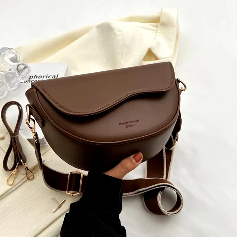 Fashionable and Luxurious PU Leather Shoulder Bag and Crossbody Bag Suitable for WOMEN'S TRAVEL