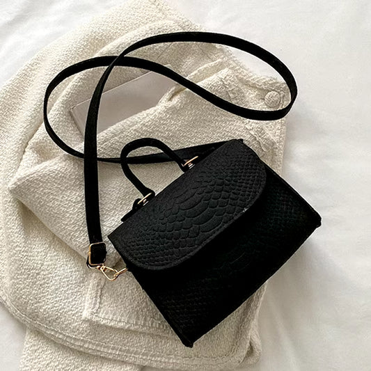 Functional New Underarm Bag Korean Spring Popular Felt Imprint Small Cross Body Bag Small Square Bag Single Shoulder Bag